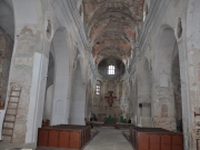 Kościół Wniebowzięcia NMP. Jeden z najbardziej zdewastowanych kościołów na Litwie.  Renowacja trwa.