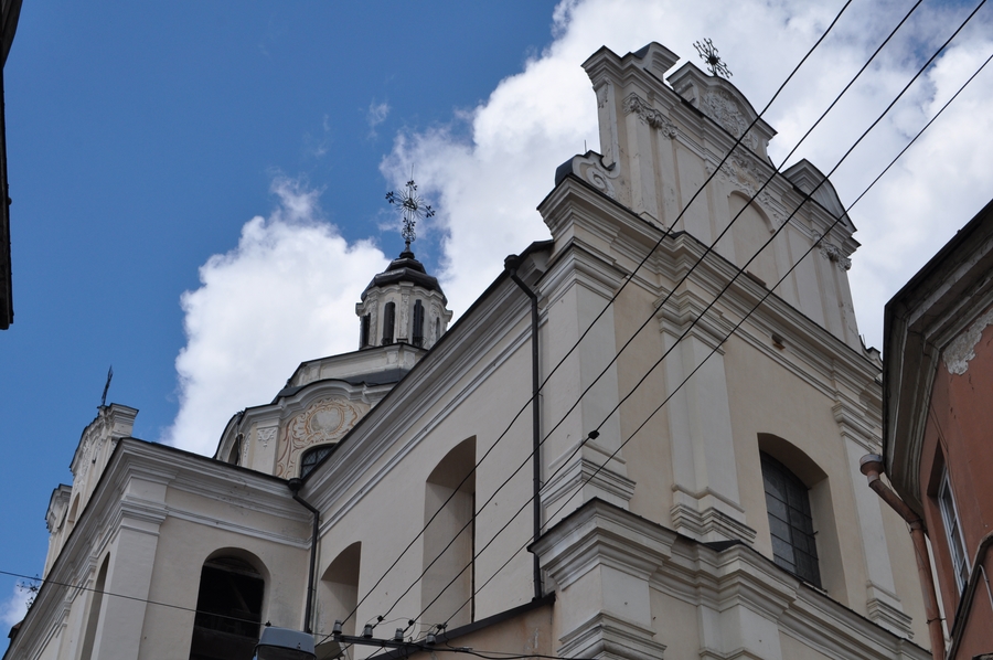 Kościół św. Ducha, nazywany kościołem polskim, ze względu na msze odbywające się tam tylko w tym języku.